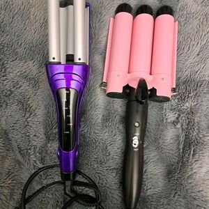 Two wavers. Purple bedhead waver and large amazon waver. Barely used.